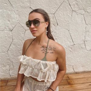 Pearl cross earrings freshwater pearl chunky statement earrings